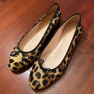 J.Crew leopard ballet flats (brand new!)
